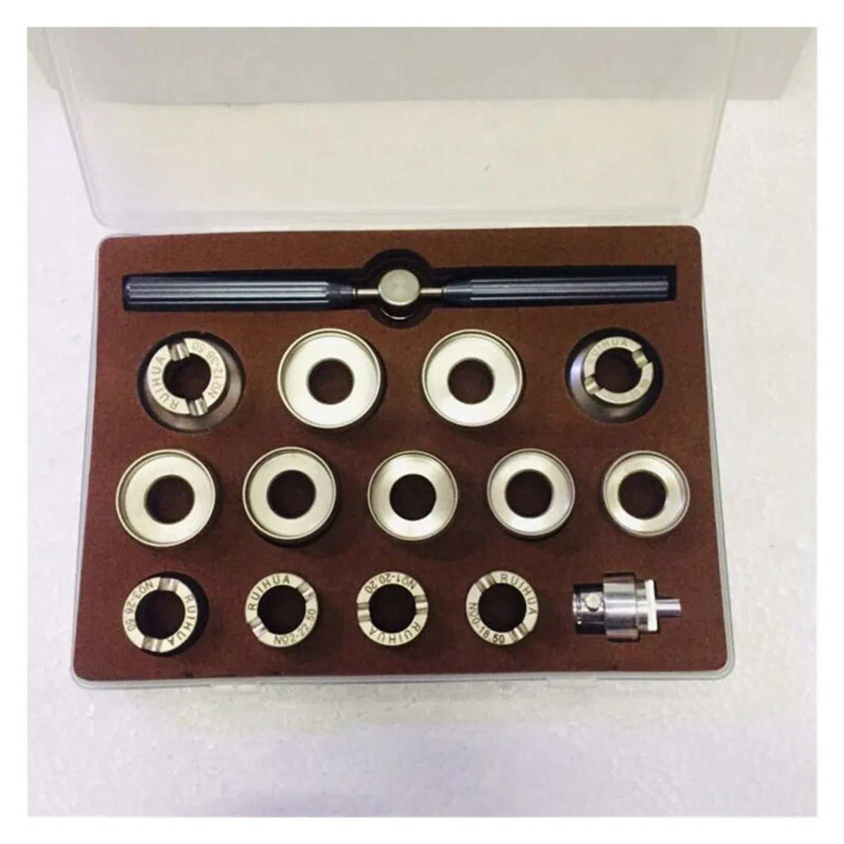 Juego de 13 Herramientas para Abrir la Parte Trasera del Reloj, de 18,5 mm a 36,5 mm de tamaño, Herramientas Profesionales de reparación de Relojes aptas para Herramientas de reparación d(