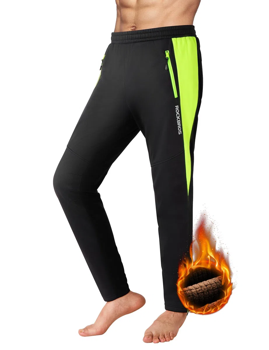 ROCKBROS Chaqueta/Pantalones Largos para Hombre Mujeres Ropa Térmica de Invierno Abrigo Antiviento para Deportes al Aire Libre, Ciclismo, Montañismo y Senderismo
