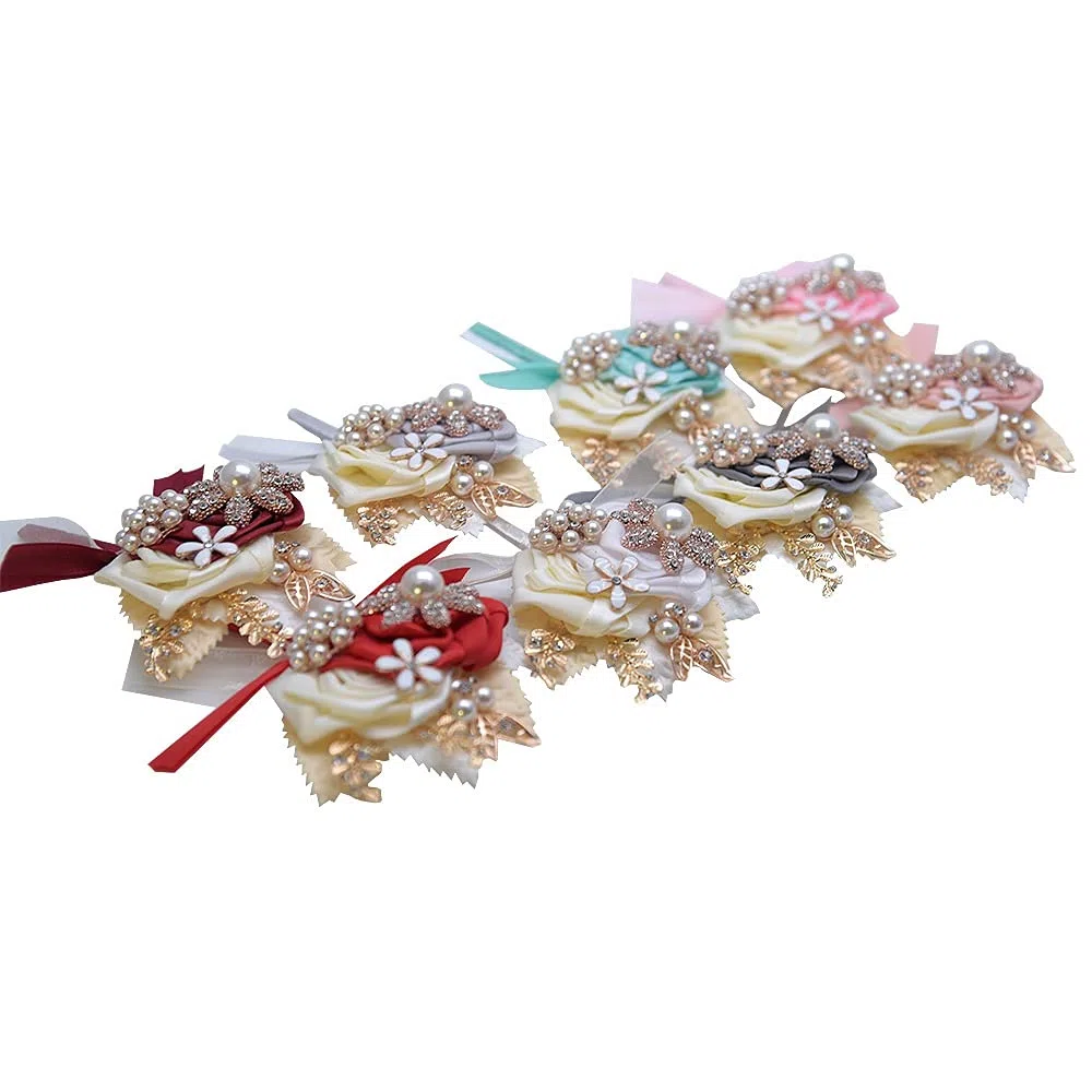 Broche de Boda Boutonniere y Ramillete, Regalo de graduación para el Novio, Pin de Solapa de Hoja Dorada, Boda