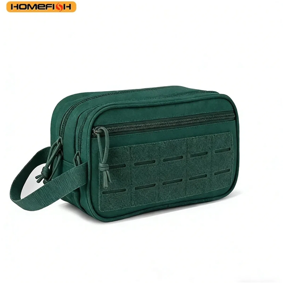Bolsa de Aseo con Correas for Hombres, Kit pequeño, higiene de Afeitado, Bolsa de Almacenamiento for Ducha de Viaje(Khaki)