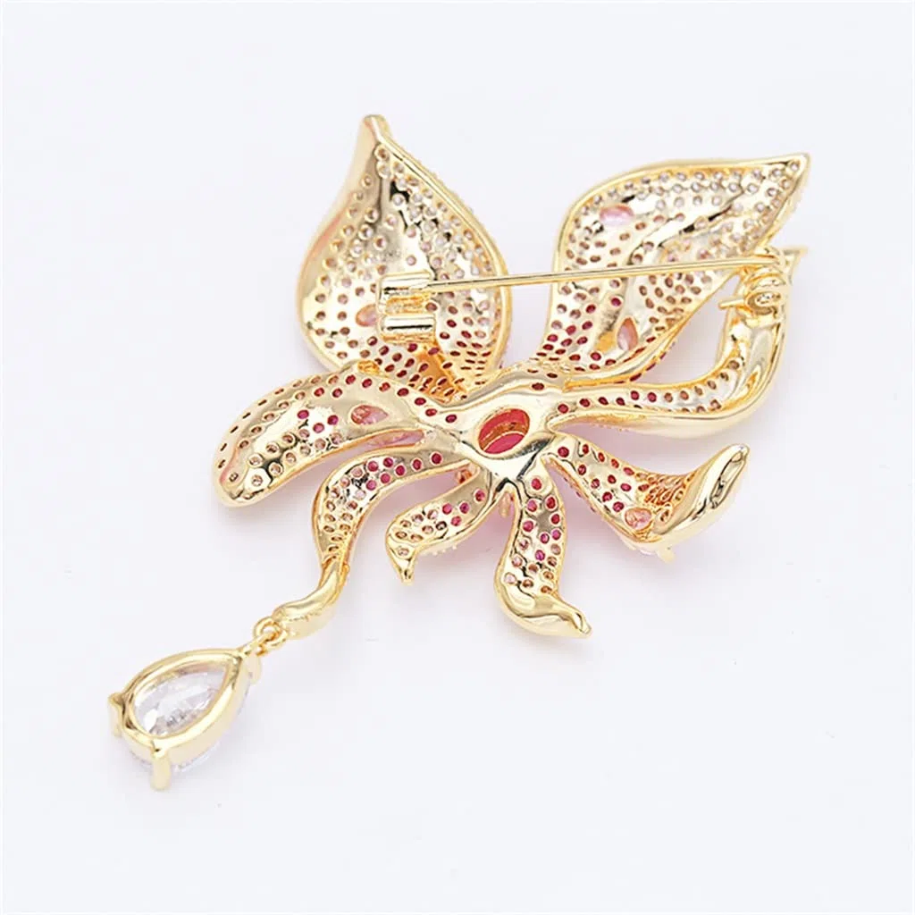 Broche de Flor Rosa Amarilla, Pin para Solapa con Insignia, alfileres y broches para Mujer, Accesorios de Ropa, Regalos, Accesorios de Ropa