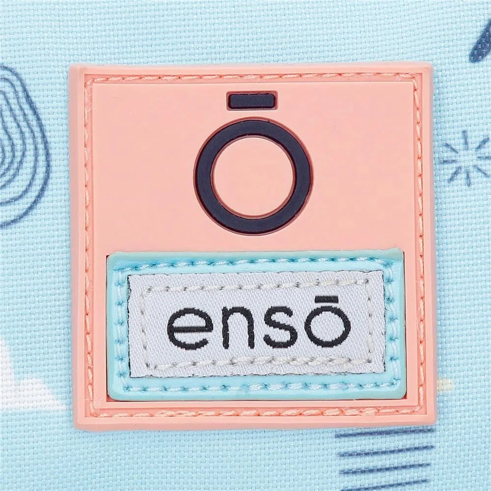 Enso Magic summer mochila infantil, mochila escolar, fabricada en Poliéster, ruedas dobles de giro multidireccional, Múltiples formas de usarlo, rosa y azul