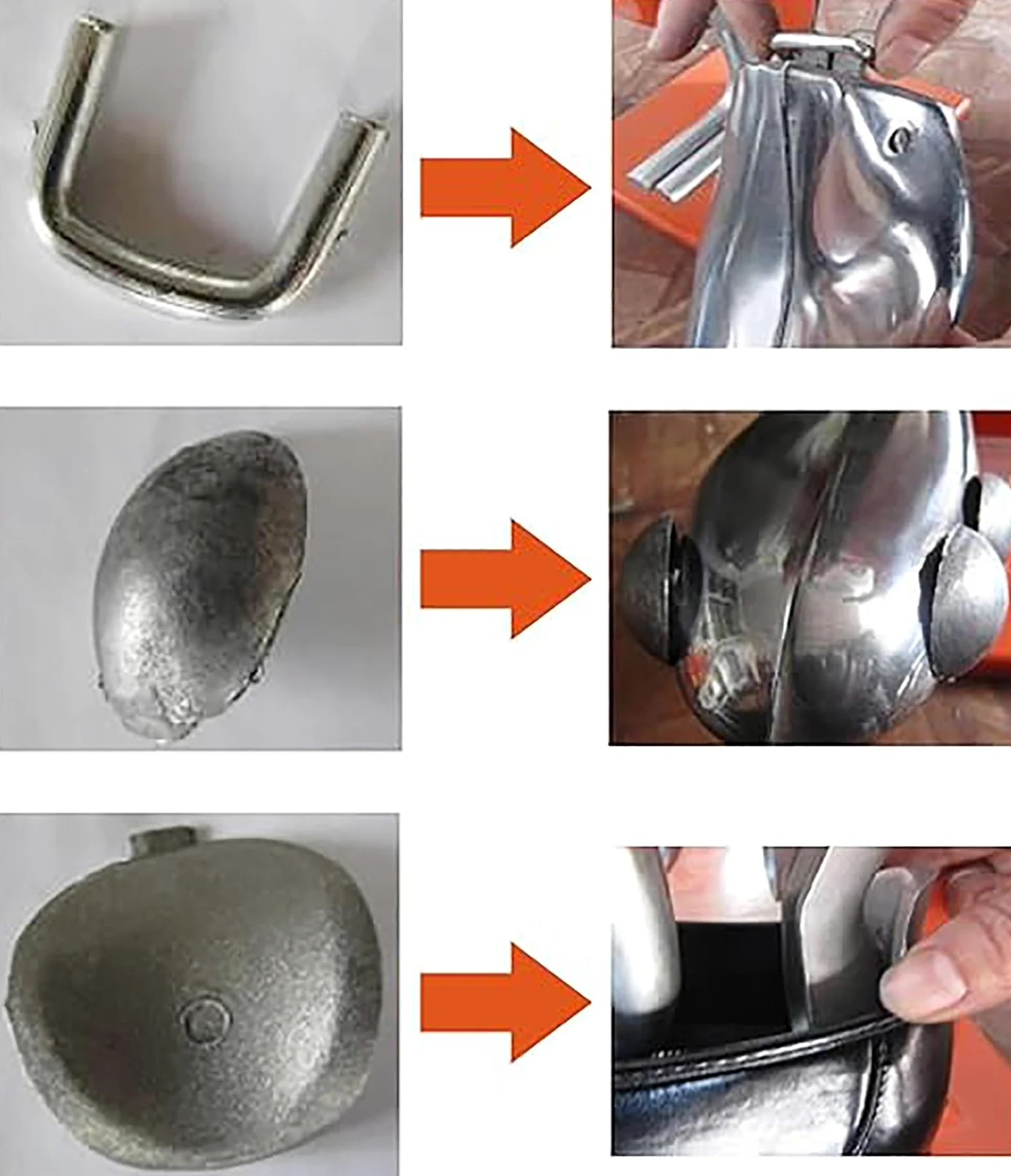 Genérico Ensanchador de Zapatos portátil, ensanchador de Zapatos Ajustable, ensanchador de Botas de 2 Cabezales, Herramienta Multifuncional for reparación de Calzado.
