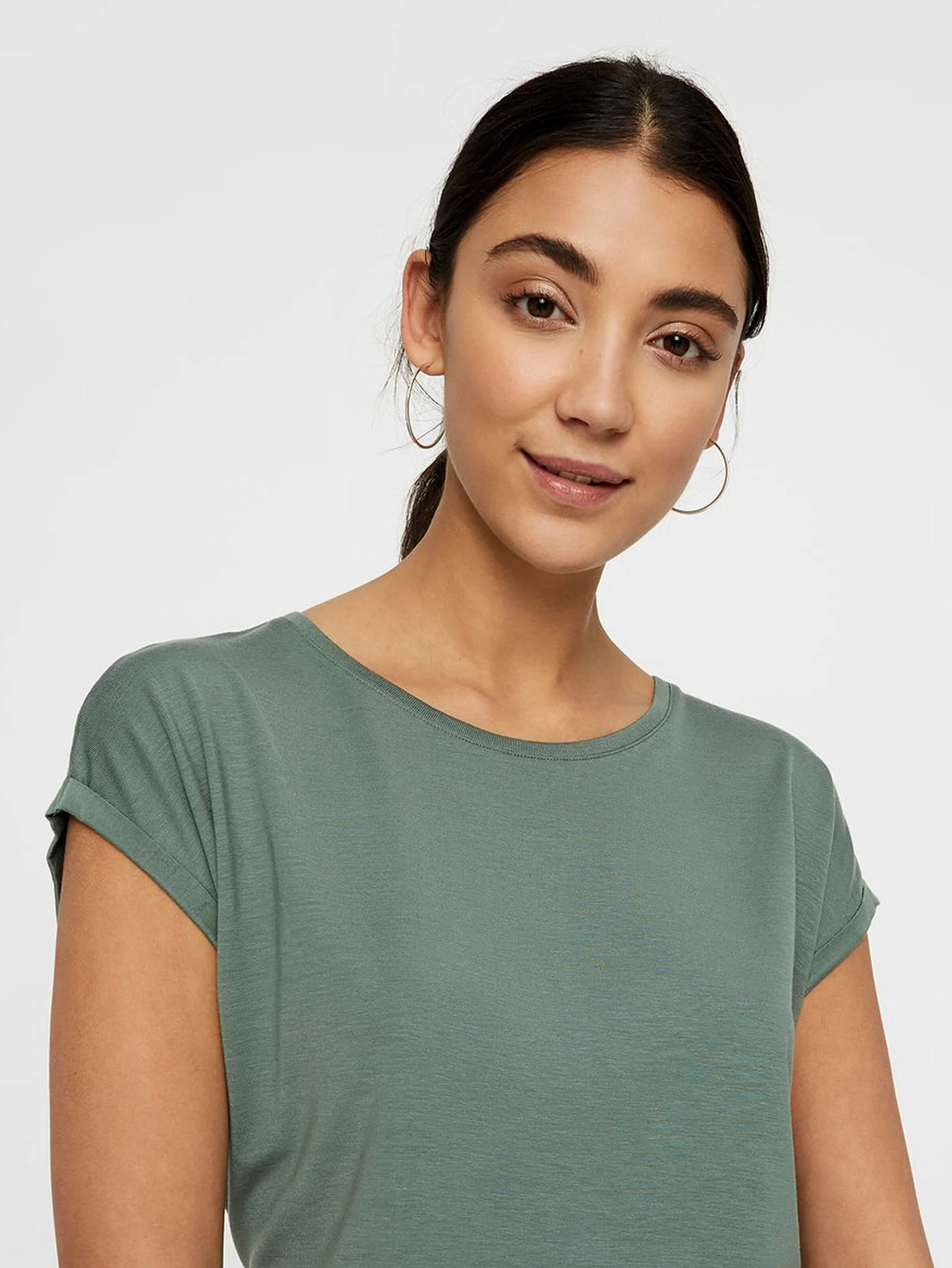VERO MODA Vmmaxi My SS Soft U-Neck Noos Camiseta para Mujer
