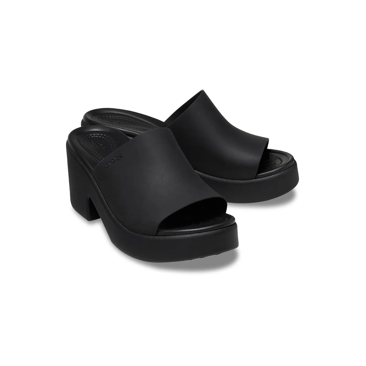 Crocs Sandalias Brooklyn de tacón deslizante para mujer