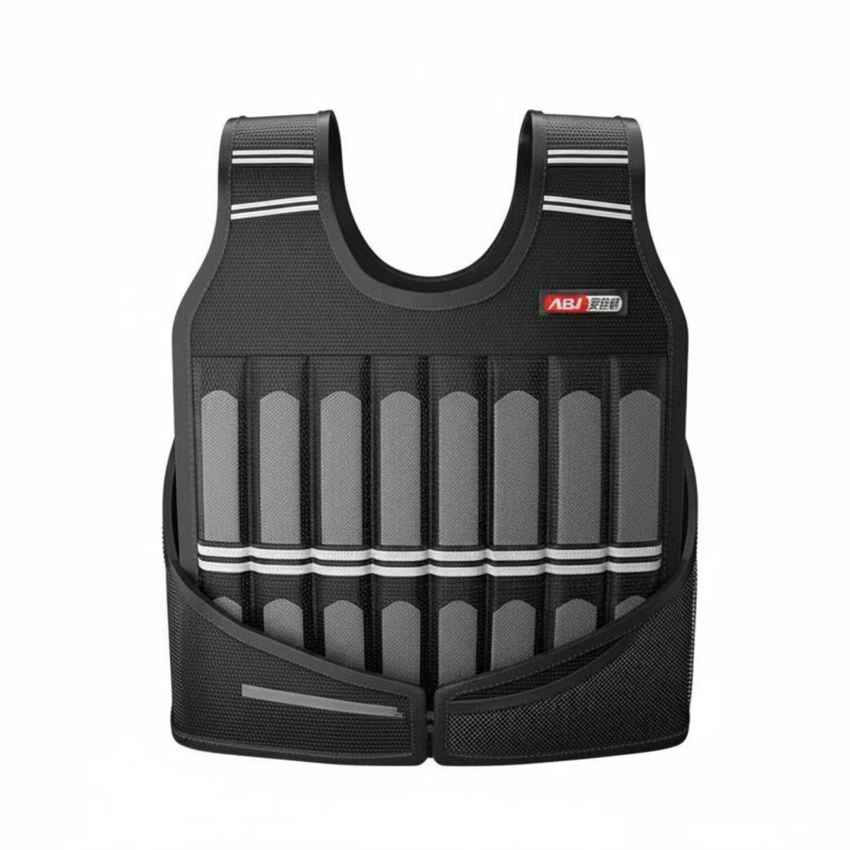 Amagogo Chaleco de entrenamiento con peso ajustable, chaleco para correr, chaleco de ejercicio con bolsillos seguros y diseño ventilado, adecuado para entrenamiento al aire libre, fitness, carreras