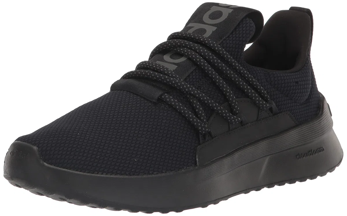 Adidas Zapatos Lite Racer Adapt 5.0 para Hombre, Negro/Negro/Gris, 11.5
