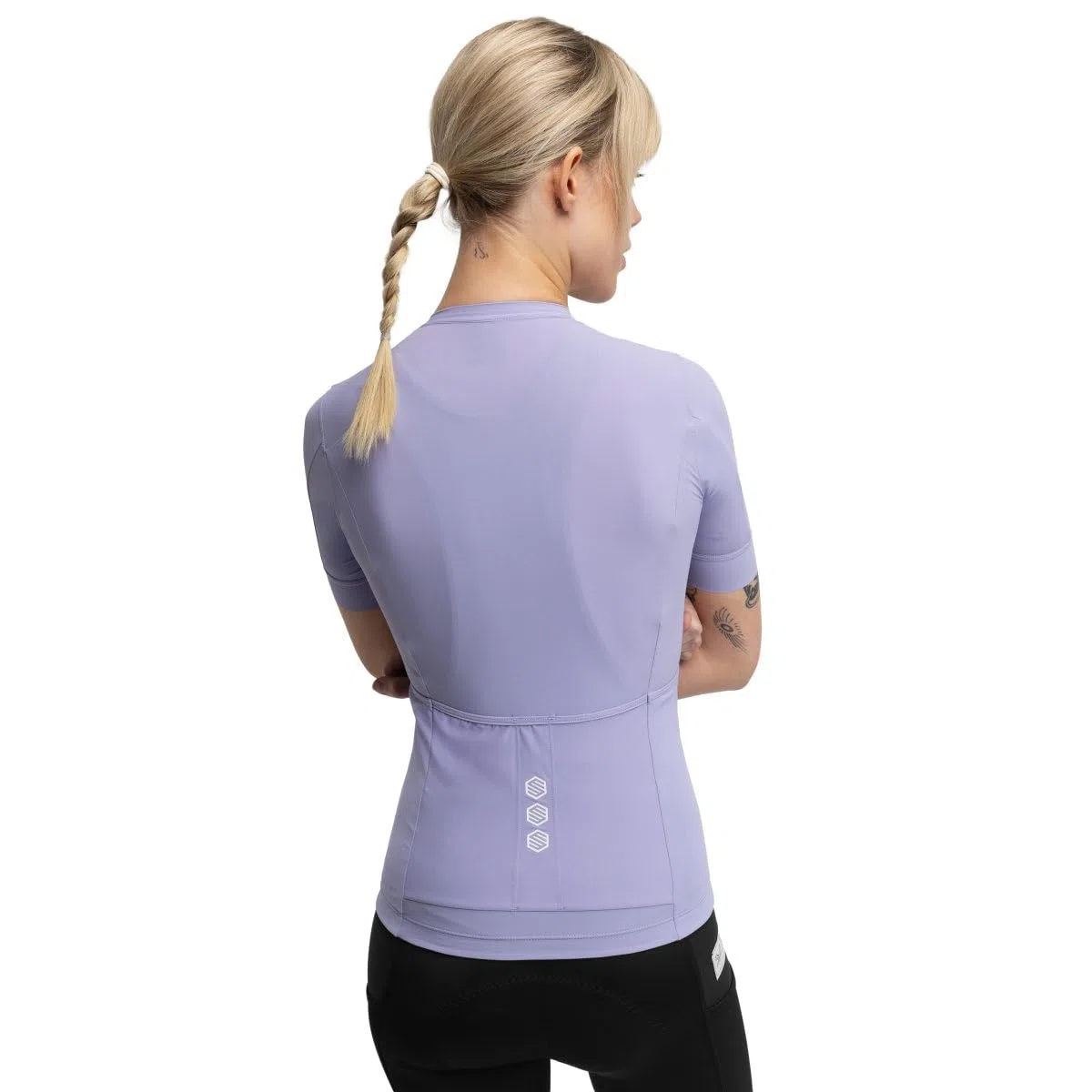 SIROKO Maillot de Gravel Manga Corta Ciclismo GM2 Andina Morado