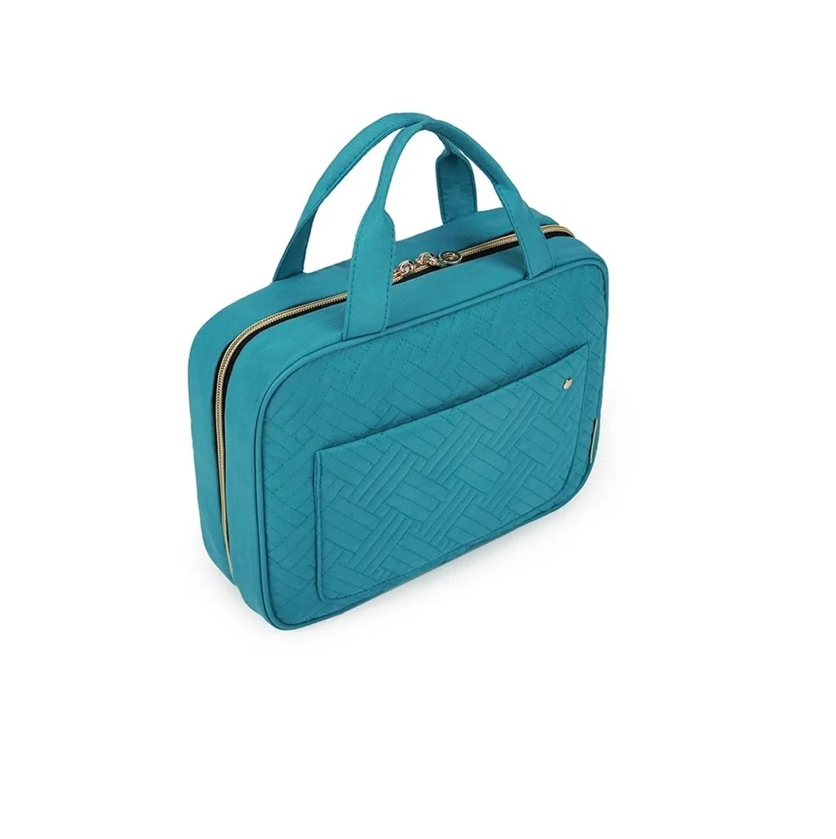 Neceser Viaje Mujer Neceser de Maquillaje con Gancho for Colgar, Neceser Resistente al Agua, Organizador de Viaje for artículos de tocador organizadores de tamaño Completo(Lake Blue,M)