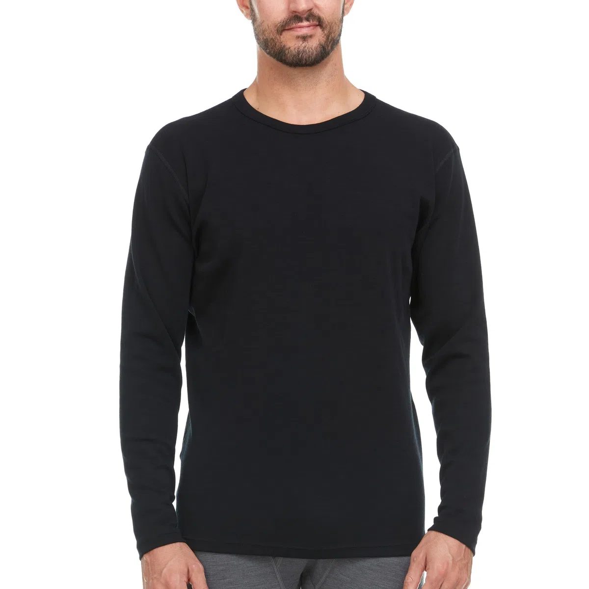Minus33 Camiseta de Manga Larga para Hombre, Capa Base térmica con Cuello Redondo, 100% Lana Merino para Hombre