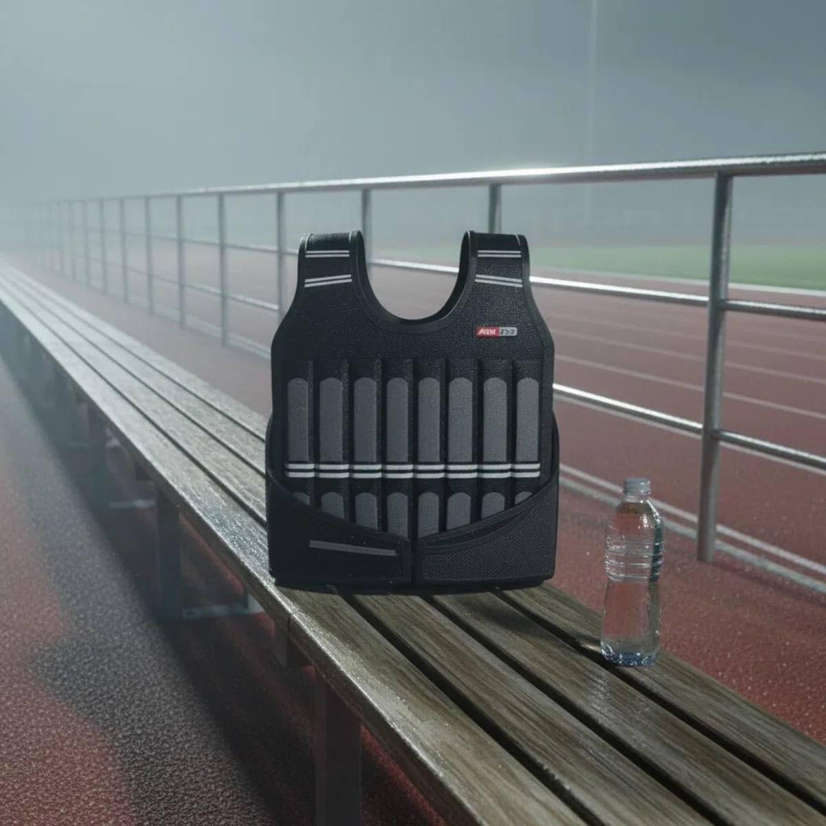 Amagogo Chaleco de entrenamiento con peso ajustable, chaleco para correr, chaleco de ejercicio con bolsillos seguros y diseño ventilado, adecuado para entrenamiento al aire libre, fitness, carreras