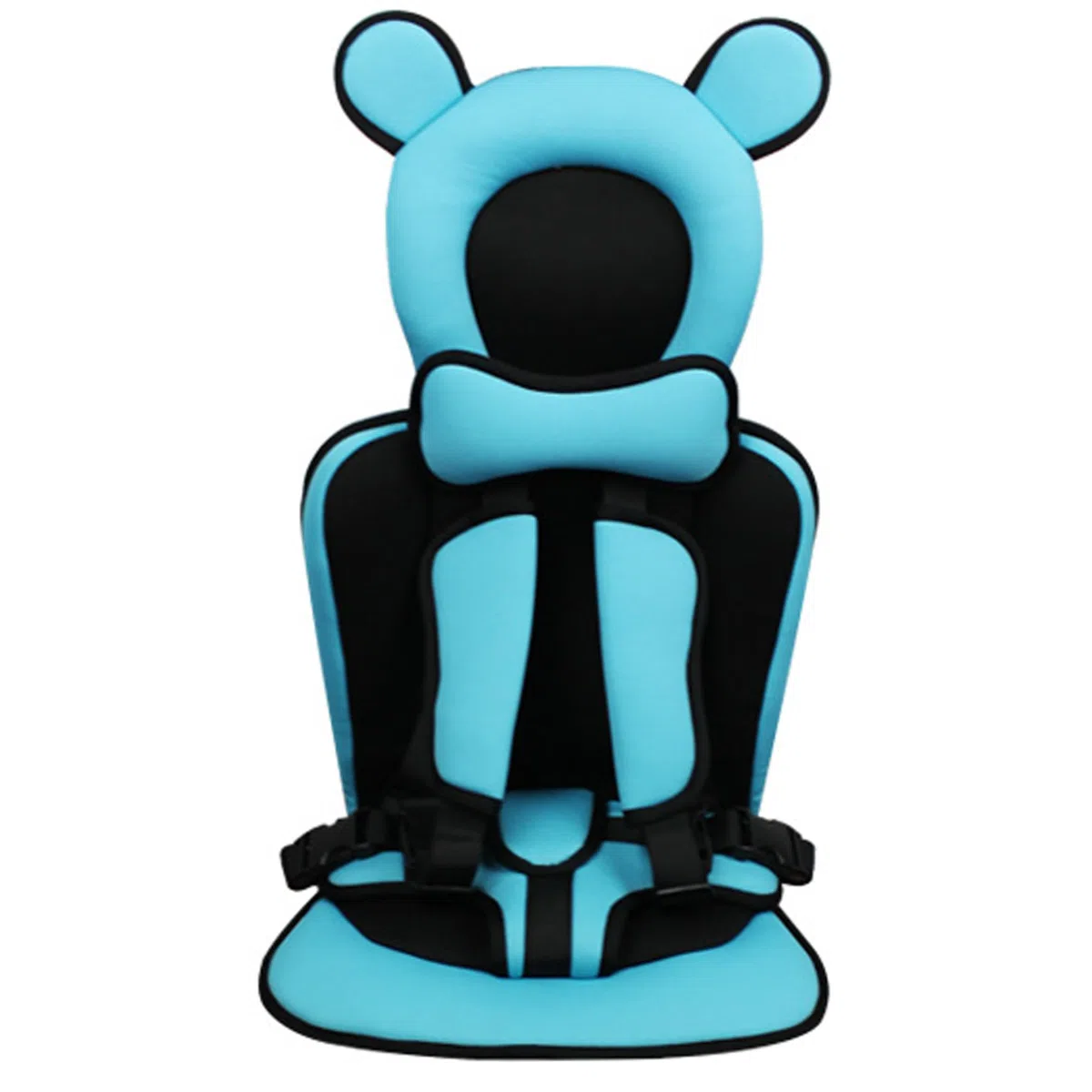 Asiento de maleta para niños pequeños, asiento de equipaje plegable para niños pequeños con correa de seguridad, cojín de viaje para , se adapta a maletas de 18 a 20 pulgadas, talla única, equip
