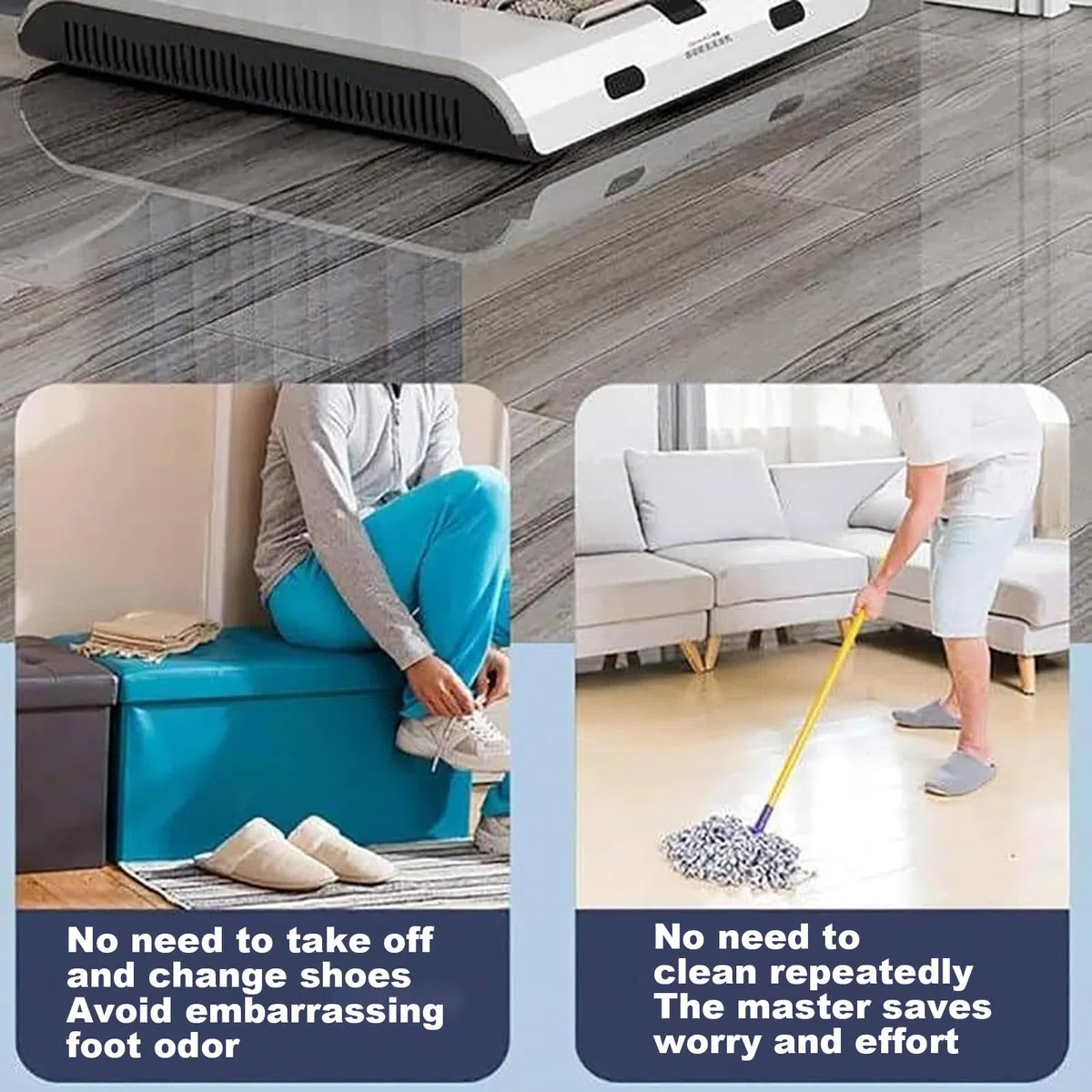 Pulidora automática de zapatos y limpiador de suelas con succión de 1000 Pa, limpieza sin agua para tenis y tacones altos, ideal para el hogar, la oficina y la entrada del hotel