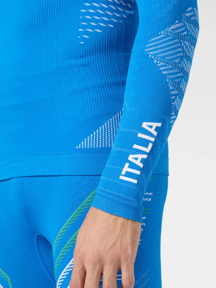 UYN Maglia Termica Natyon 3.0 Italia Camisa Henley Hombre