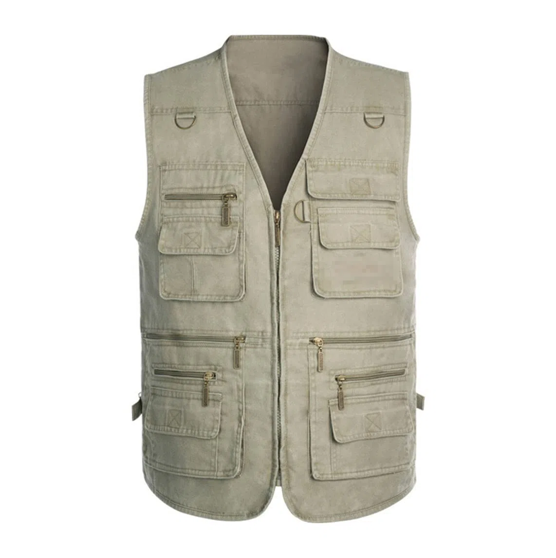 Chaleco de mezclilla de talla grande, chaqueta de hombre sin mangas, chaleco casual de algodón, abrigo de bolsillos de vaquero ajustado
