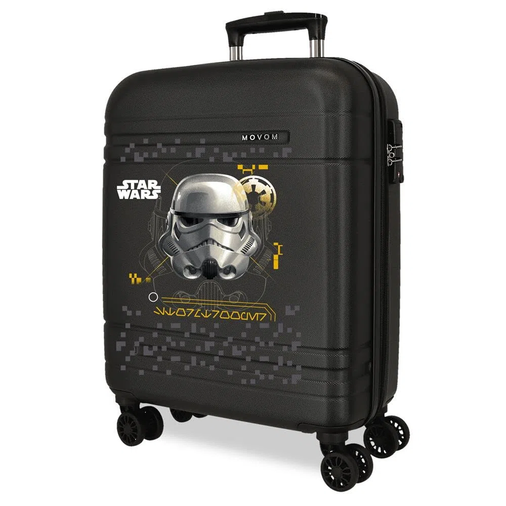 Disney Star Wars Storm Trooper, Maleta Fabricada en ABS, un Material rígido y Ligero, Ruedas Dobles, Cierre TSA de Joumma Bags