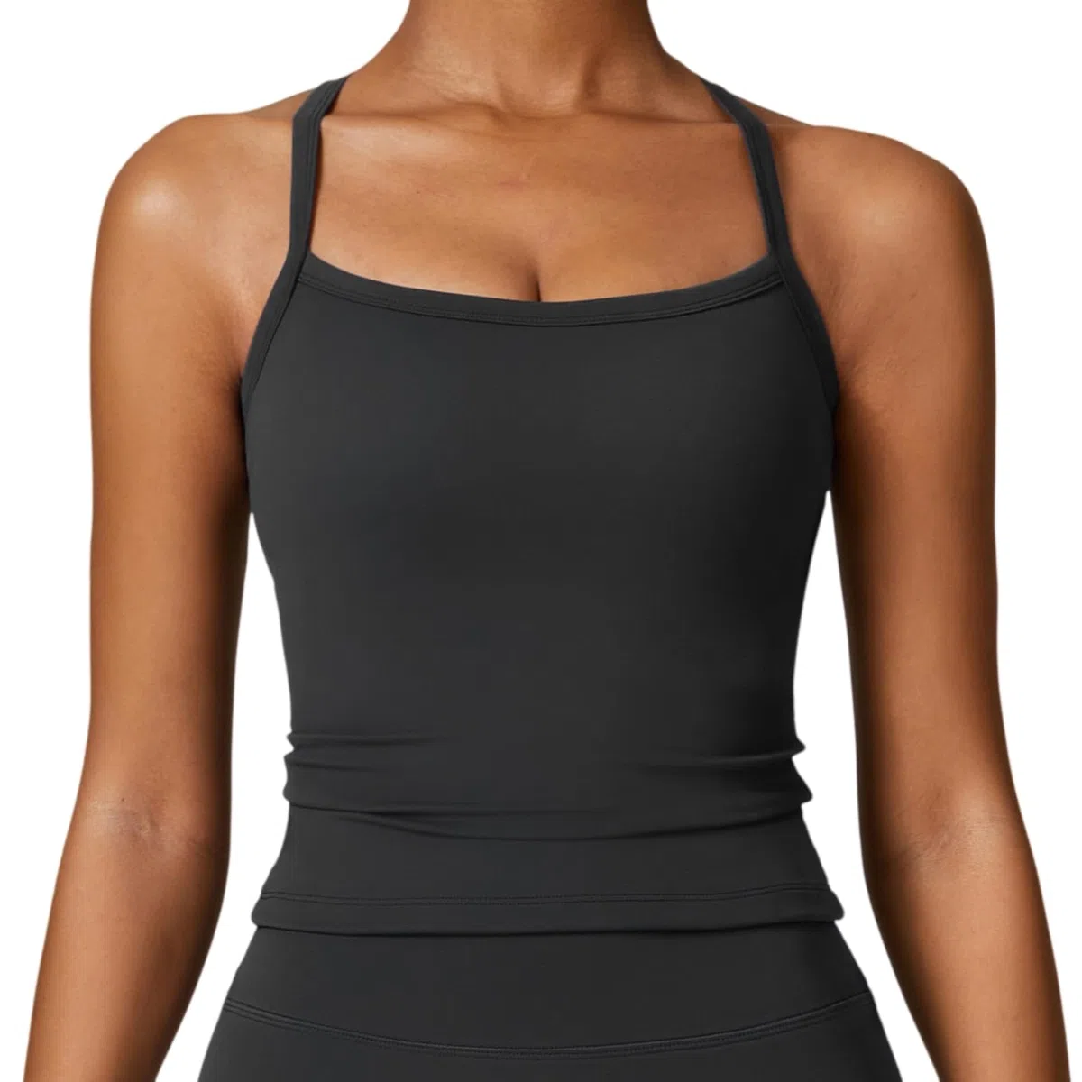 CHENSHI Sujetador Deportivo Mujer Mujeres Cross Back Yoga Respirable A Prueba De Choques Gimnasio Entrenamiento Fitness Empujar Arriba Top Running Ropa Deportiva Activa-Green-m