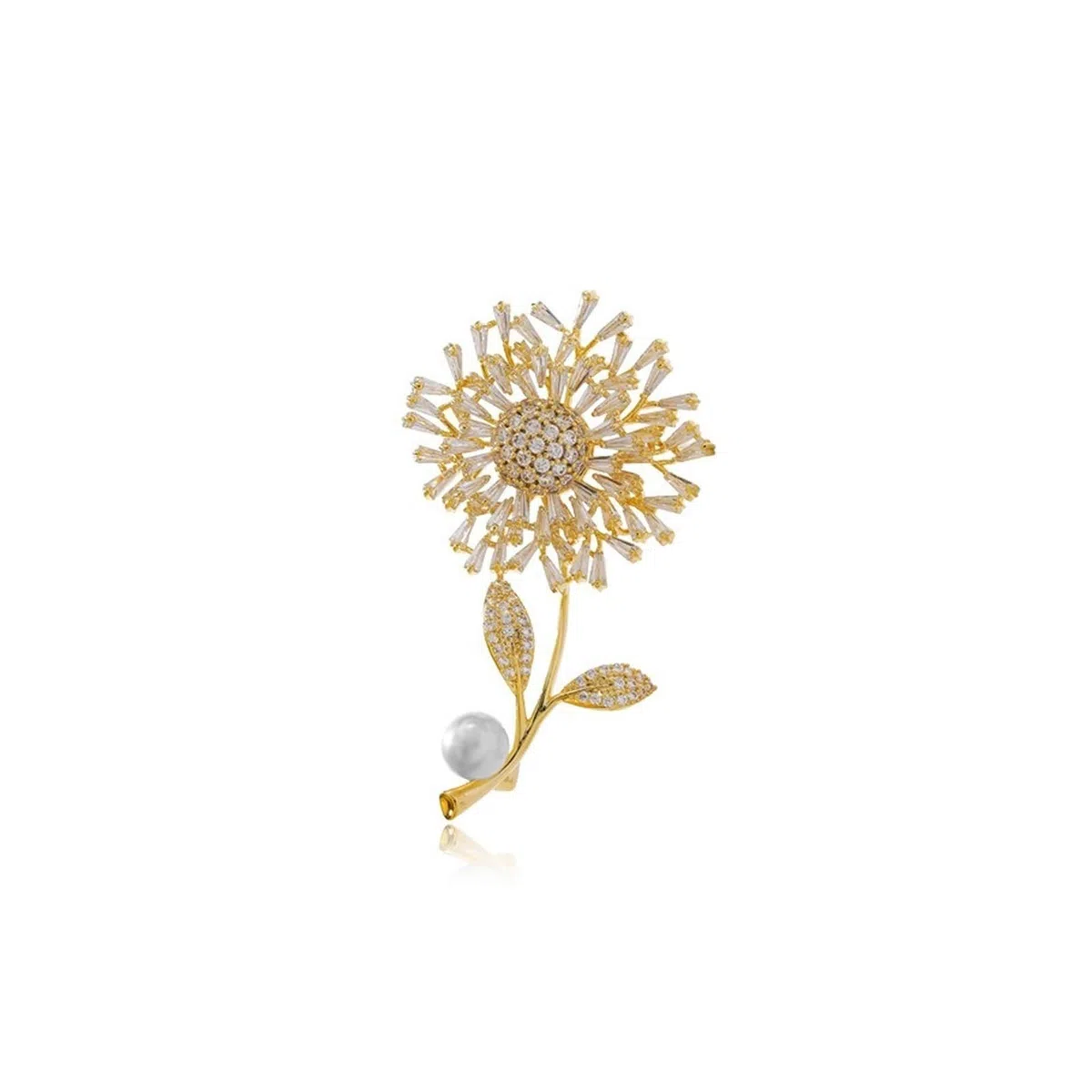 Broche de solapa Moda margarita broches lujoso temperamento abrigo decoración, ropa de corsage bufanda decoración accesorios, banda blanca margarita broche Accesorio para disfraz de mujer y niña.