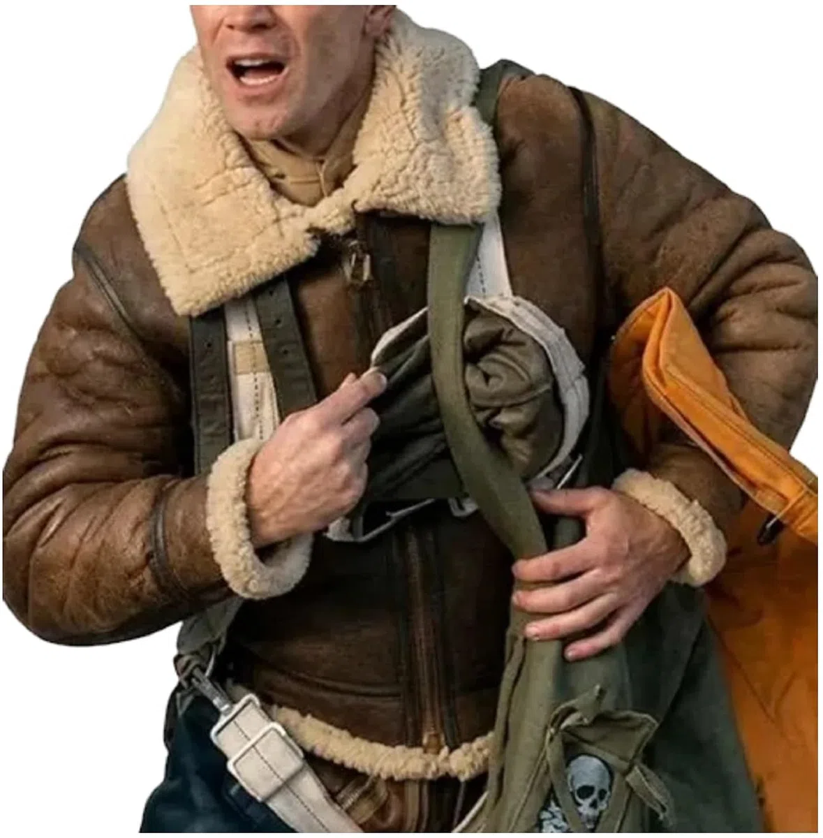 Chaqueta B3 inspirada en la película para hombre, chaqueta bomber de aviador