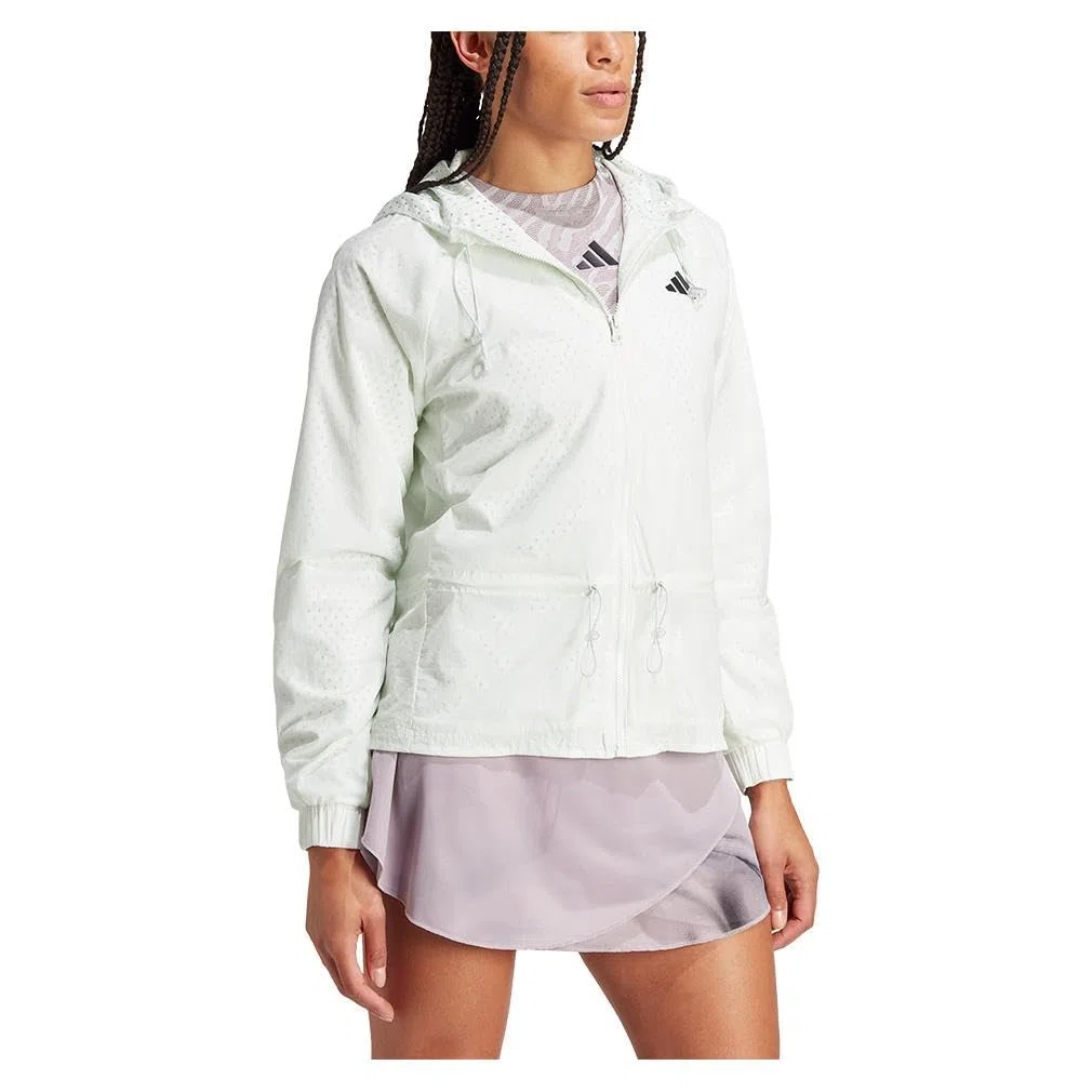 adidas Tennis Semi Transparent Full-Zip Pro Jacket Prendas de Abrigo para Mujer