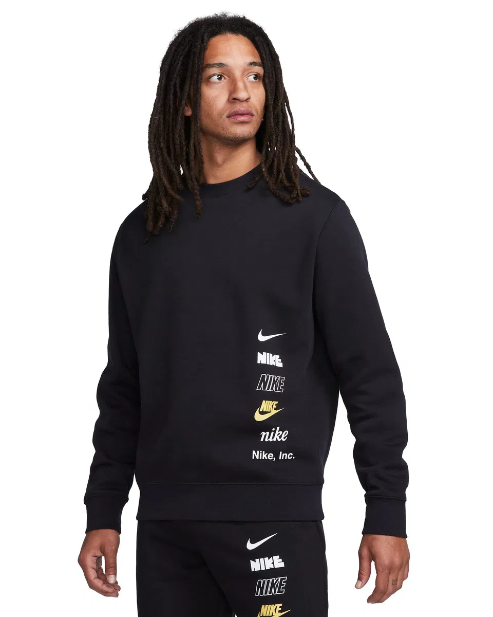 NIKE M Nk Club + BB Crew Mlogo T-Shirt Hombre