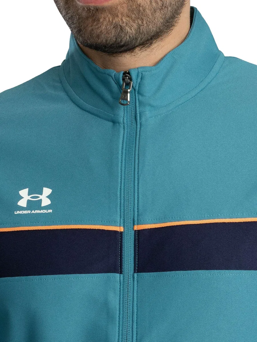 Under Armour Hombre Chándal Challenger, Green/Blue