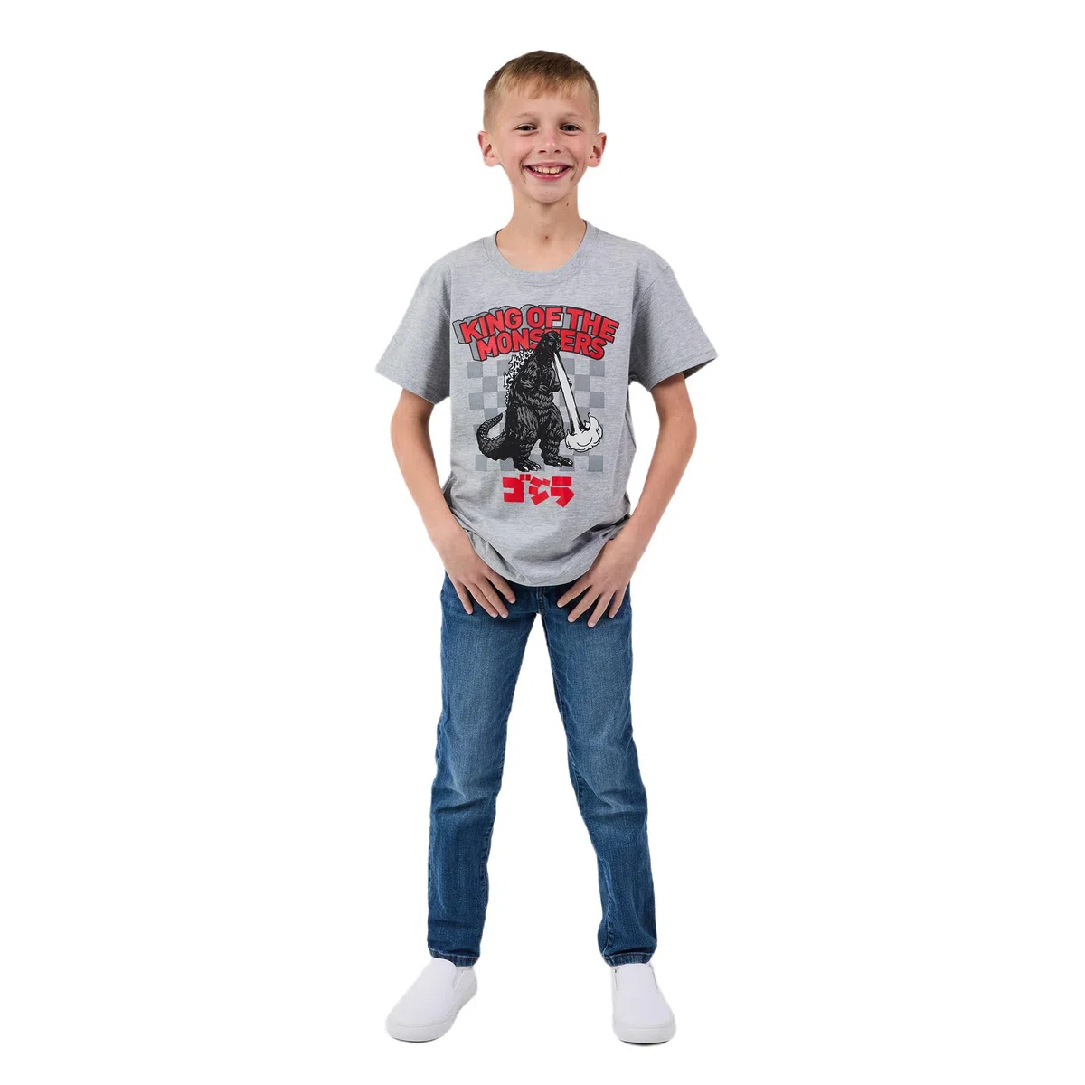 Godzilla - Paquete de 3 camisetas de manga corta para niño
