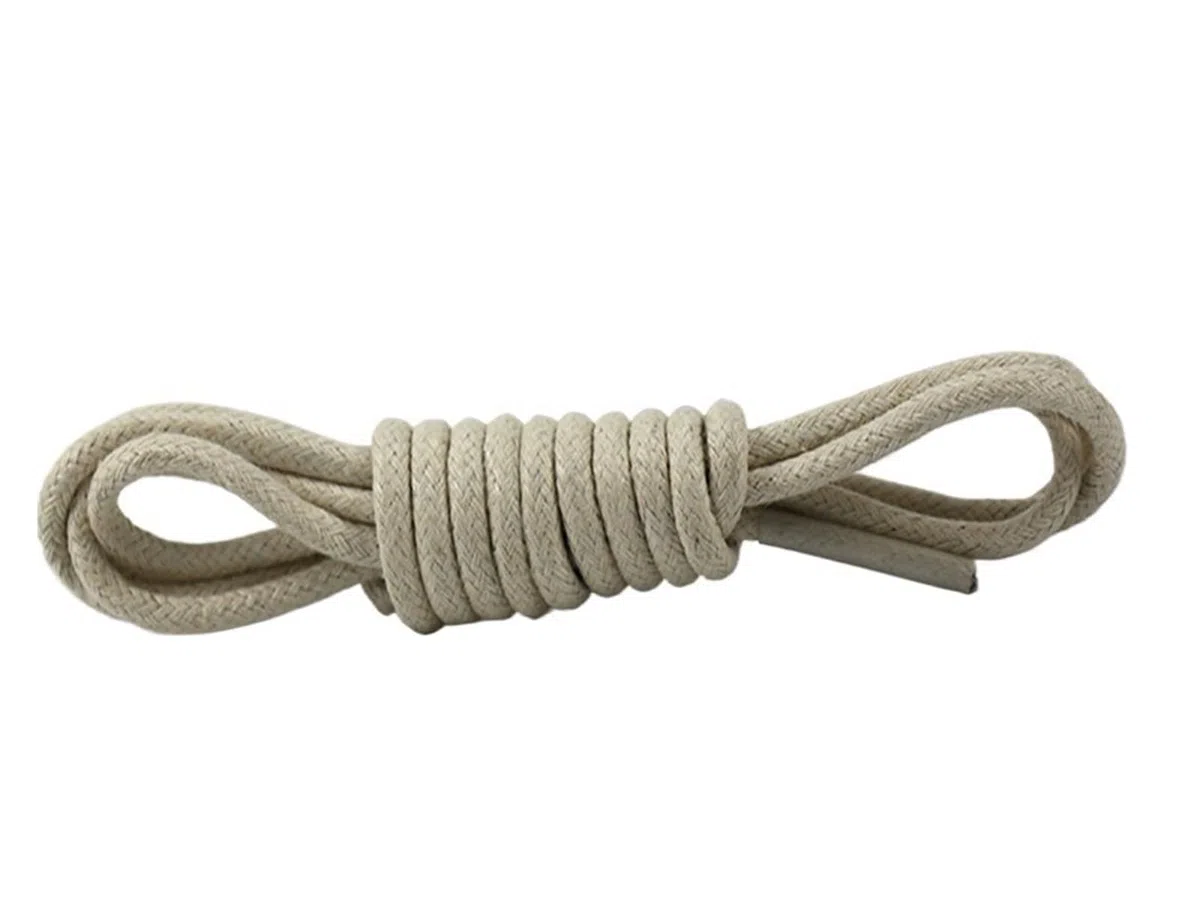 Cordones de zapatos planos, 1 par de cordones de cuero, cordones encerados de algodón, cordones de cuero redondos for zapatos, botas, cordones de zapatos unisex(Black,120cm)