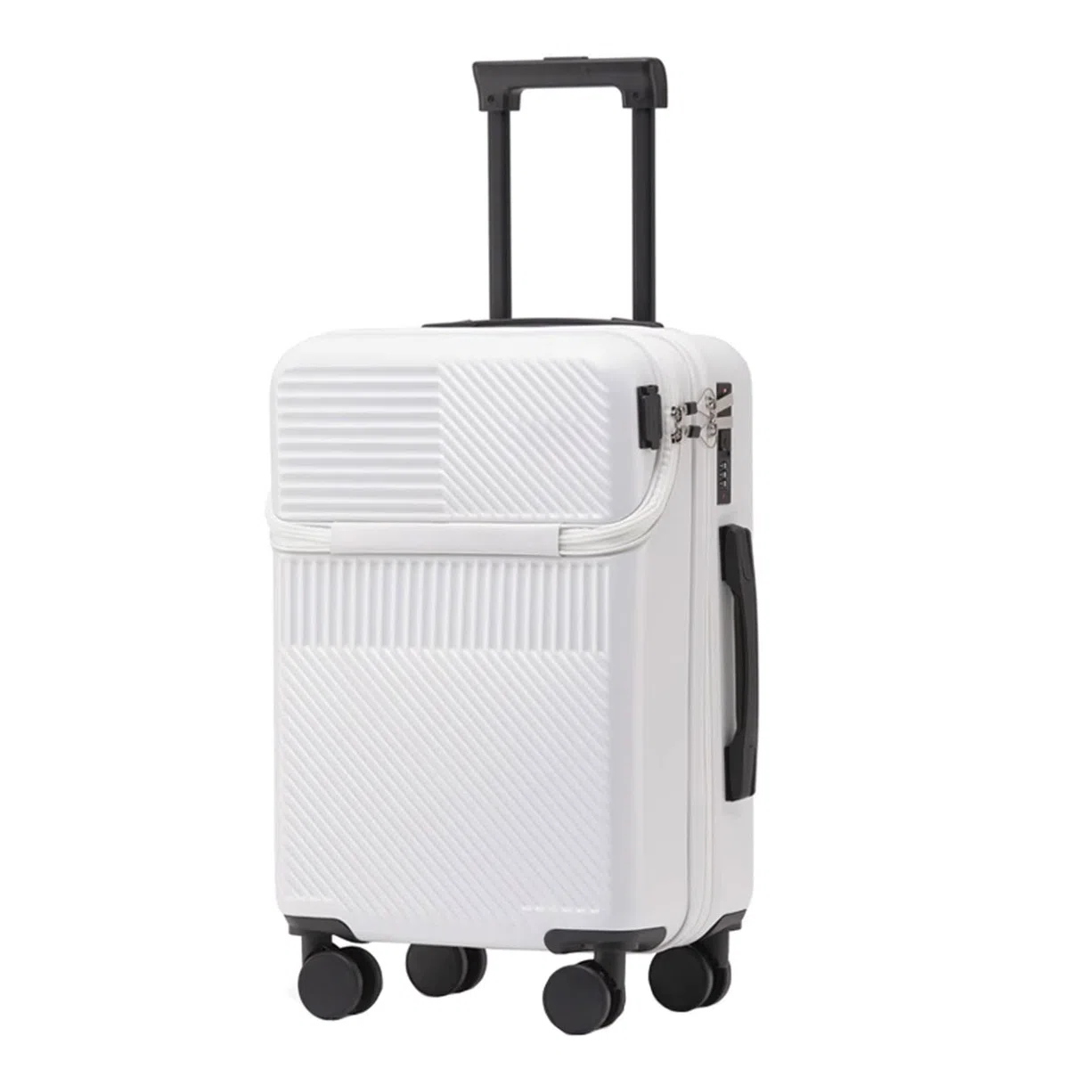 Equipaje de Mano (20 Pulgadas), Equipaje de Mano para Viaje, Maleta Multifuncional, con Puertos USB de Bolsillo para Laptop, 20in/22in/24in/26in (Color : 1, Size : 22 Inches)