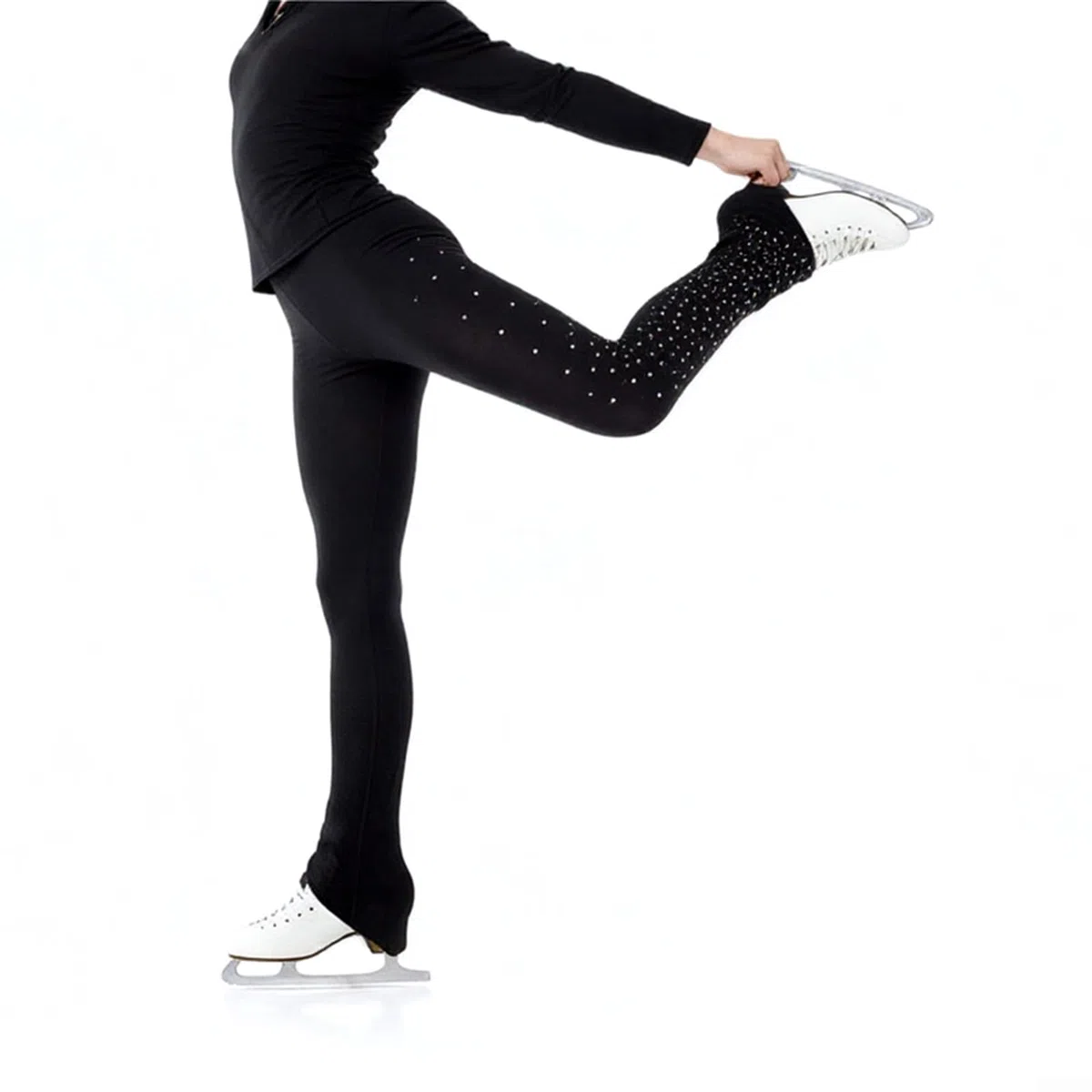 Mallas de patinaje transpirables de poliéster para