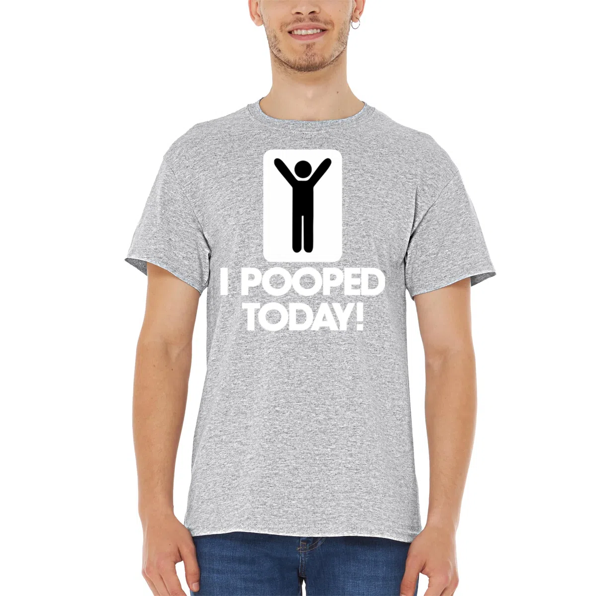 shop4ever I Pooped Today - Camiseta divertida