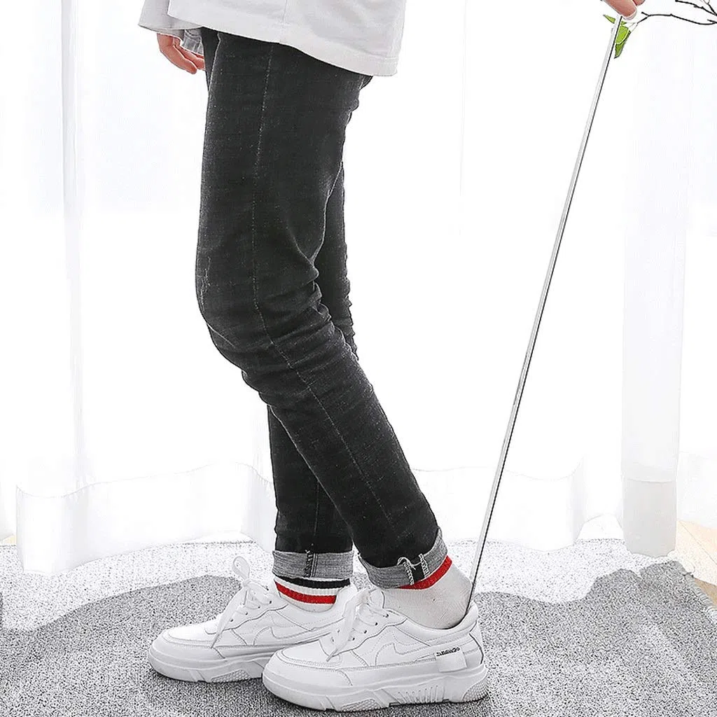 Zapato Calzador Levantador no se dobla hacia Abajo Calzador de Zapatos Levantador de Mango Largo del Zapato Lifter (Size : Length:80cm)