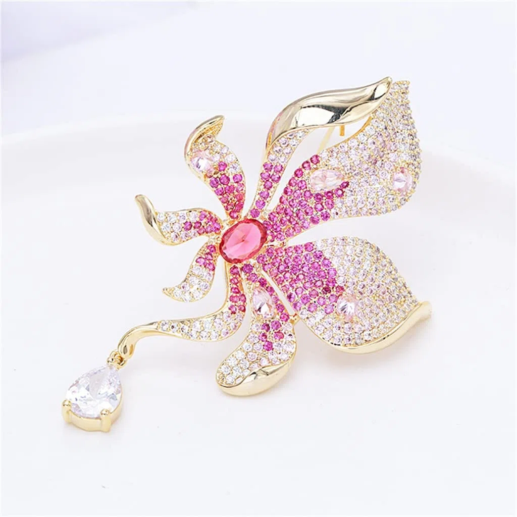 Broche de Flor Rosa Amarilla, Pin para Solapa con Insignia, alfileres y broches para Mujer, Accesorios de Ropa, Regalos, Accesorios de Ropa