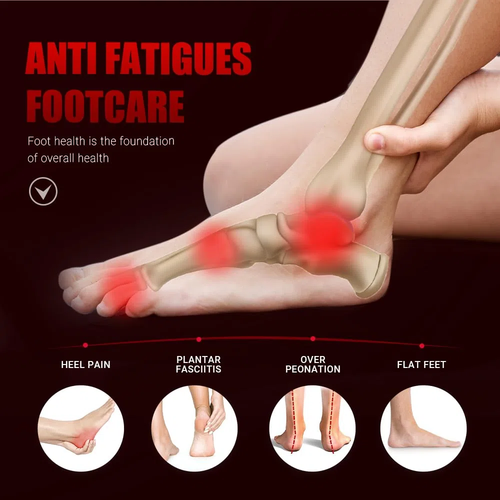 VALSOLE Plantilla de soporte de arco alto para fascitis plantar de más de 220 libras para hombres y mujeres, inserto ortopédico de apoyo resistente, alivia los pies planos, arco alto, dolor de pies,