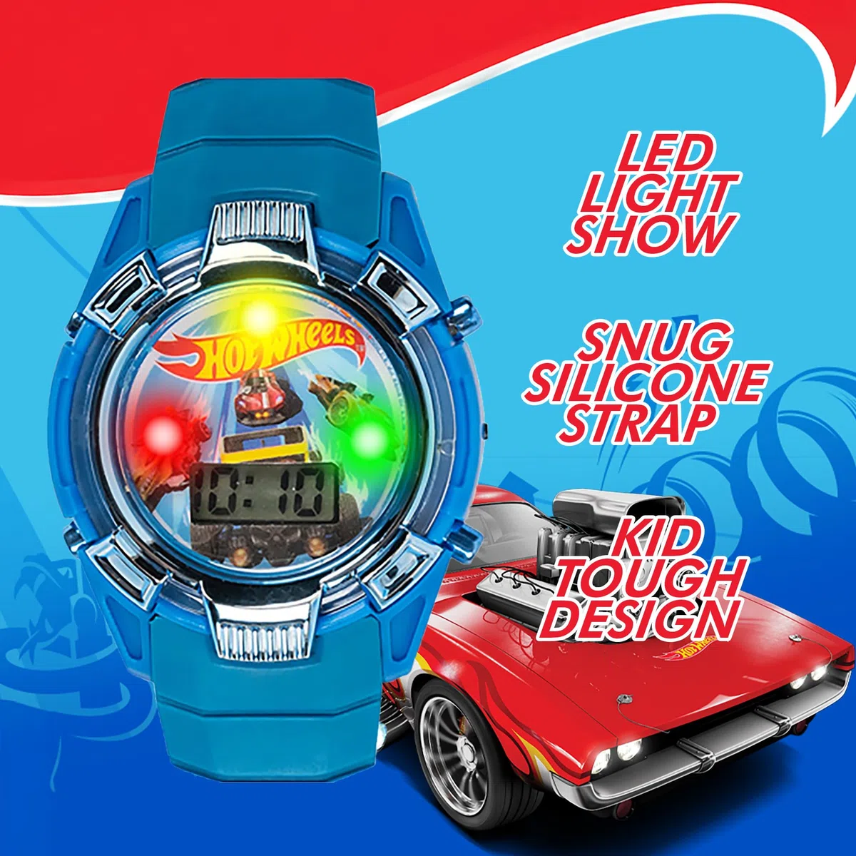 Accutime Reloj Digital para Unisex-niños de Cuarzo con Correa en Plástico HTW4028