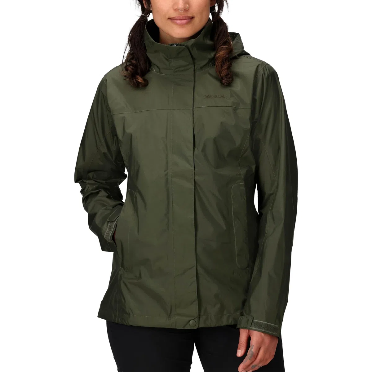 Marmot Damen PreCip Eco Jacket, Wasserdichte Regenjacke, winddichter Regenmantel, atmungsaktiver, faltbarer Hardshell Windbreaker, ideal zum Fahrradfahren & Wandern