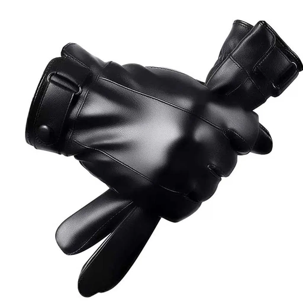 Guantes de Hombre, Guantes de Invierno, Guantes de Felpa cálidos, Pantalla táctil, Resistentes al Viento, para Conducir, otoño e Invierno, de