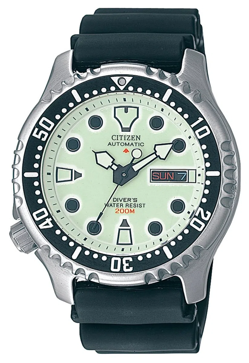Citizen NY0040-09W - Reloj analógico automático para Hombre, Correa de Poliuretano Color Negro