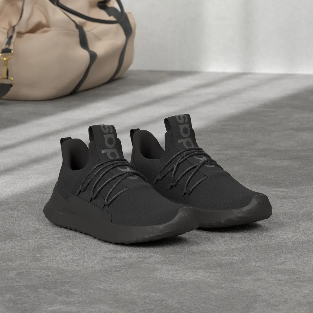 Adidas Zapatos Lite Racer Adapt 5.0 para Hombre, Negro/Negro/Gris, 11.5