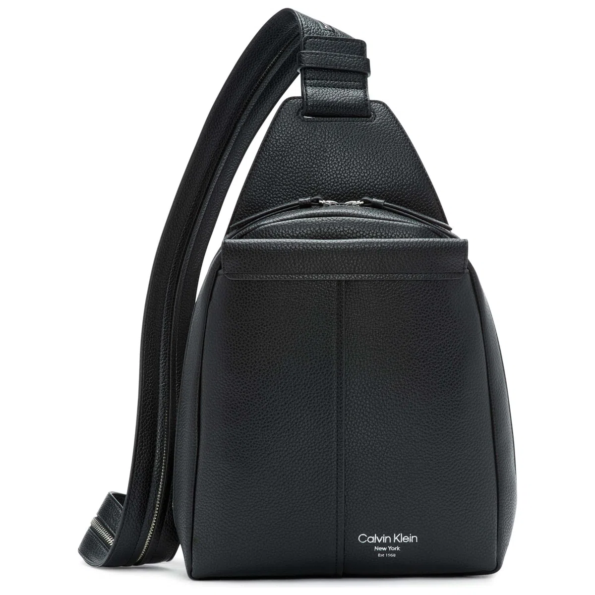 Calvin Klein Myra Backpack For Women – Vegan Leather Convertible Sling Backpack, 2 Pockets Mochila convertible Mujer (Pack de 1)