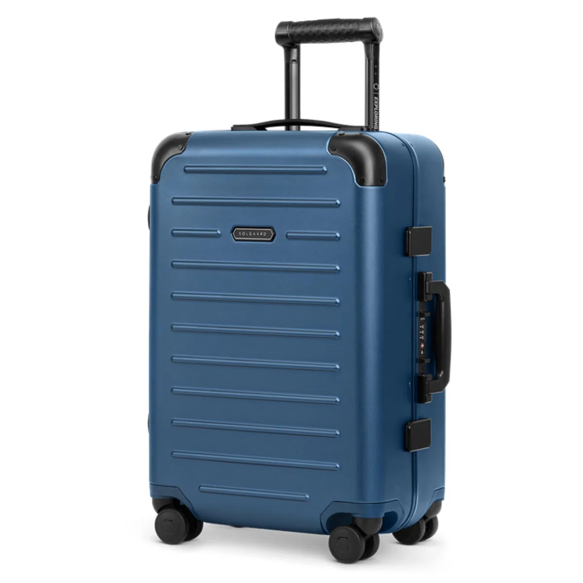Solgaard Carry-On Closet Original - Maleta de viaje rígida de 22.4 pulgadas (azul)