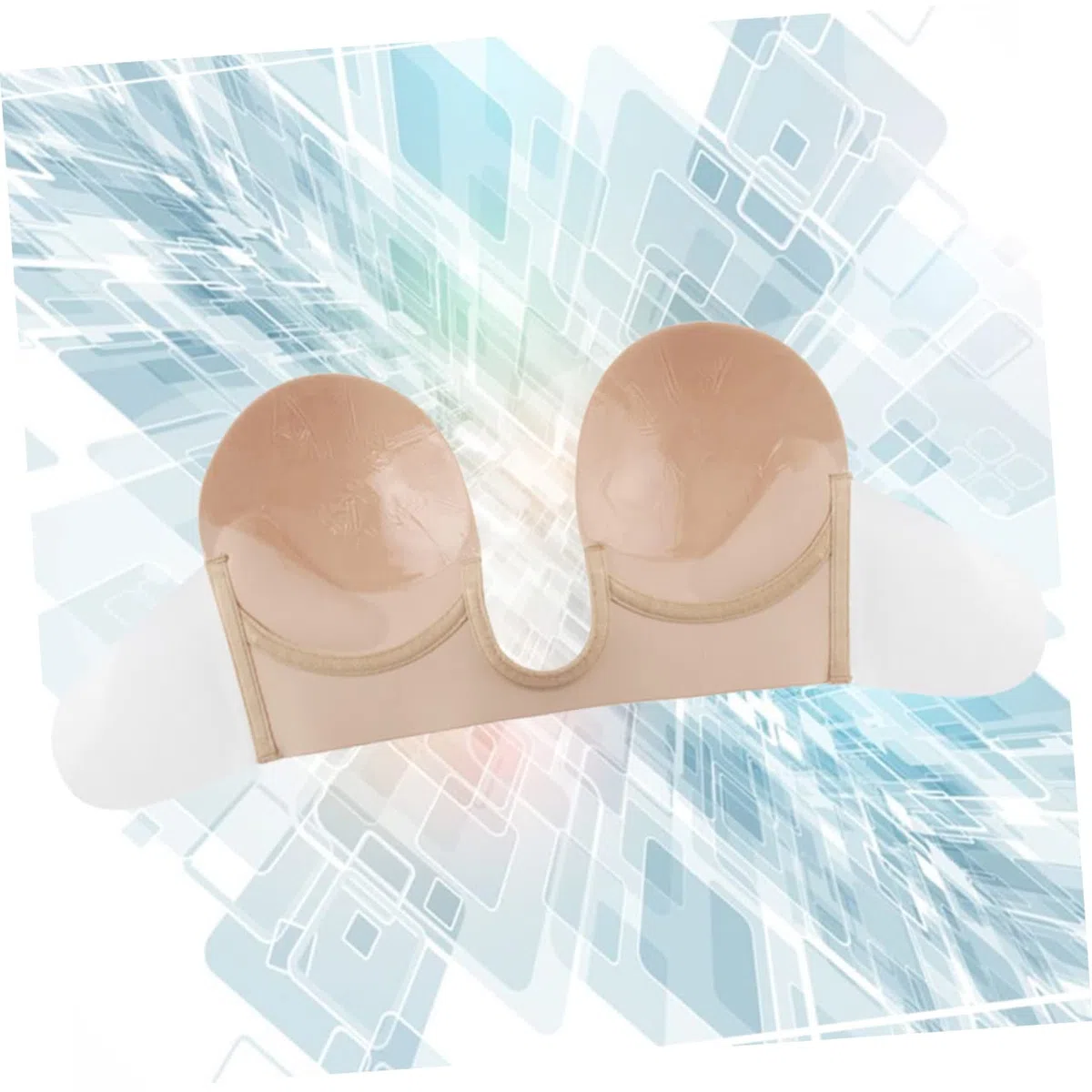 SHERCHPRY 2 Piezas Cubiertas Adhesivas Lencería Sujetador Sin Espalda Sin Tirantes Bralette Sin Tirantes Sujetador Sin Costuras Bralette Sin Costuras Sujetador Sin Tirantes Sin Espalda Cubre