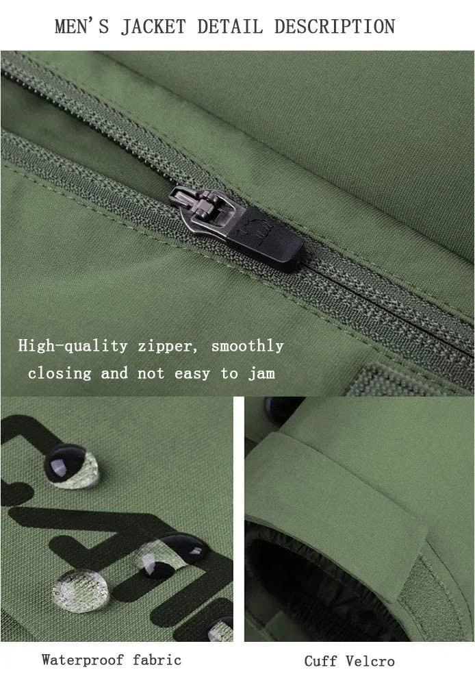 MU Chaqueta de Esquí a Prueba de Agua de Los Hombres 3 en 1 - Chaqueta de Pato Hacia Abajo - Abrigo de Nieve a Prueba de Viento a Prueba de Viento - Chaquetas de Snowboard -Thingbreaker Ropa/Grey/S