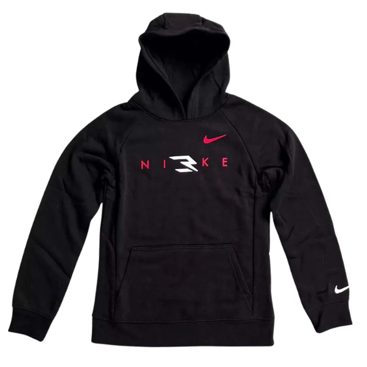 Nike 3Brand - Sudadera para niños con capucha negra