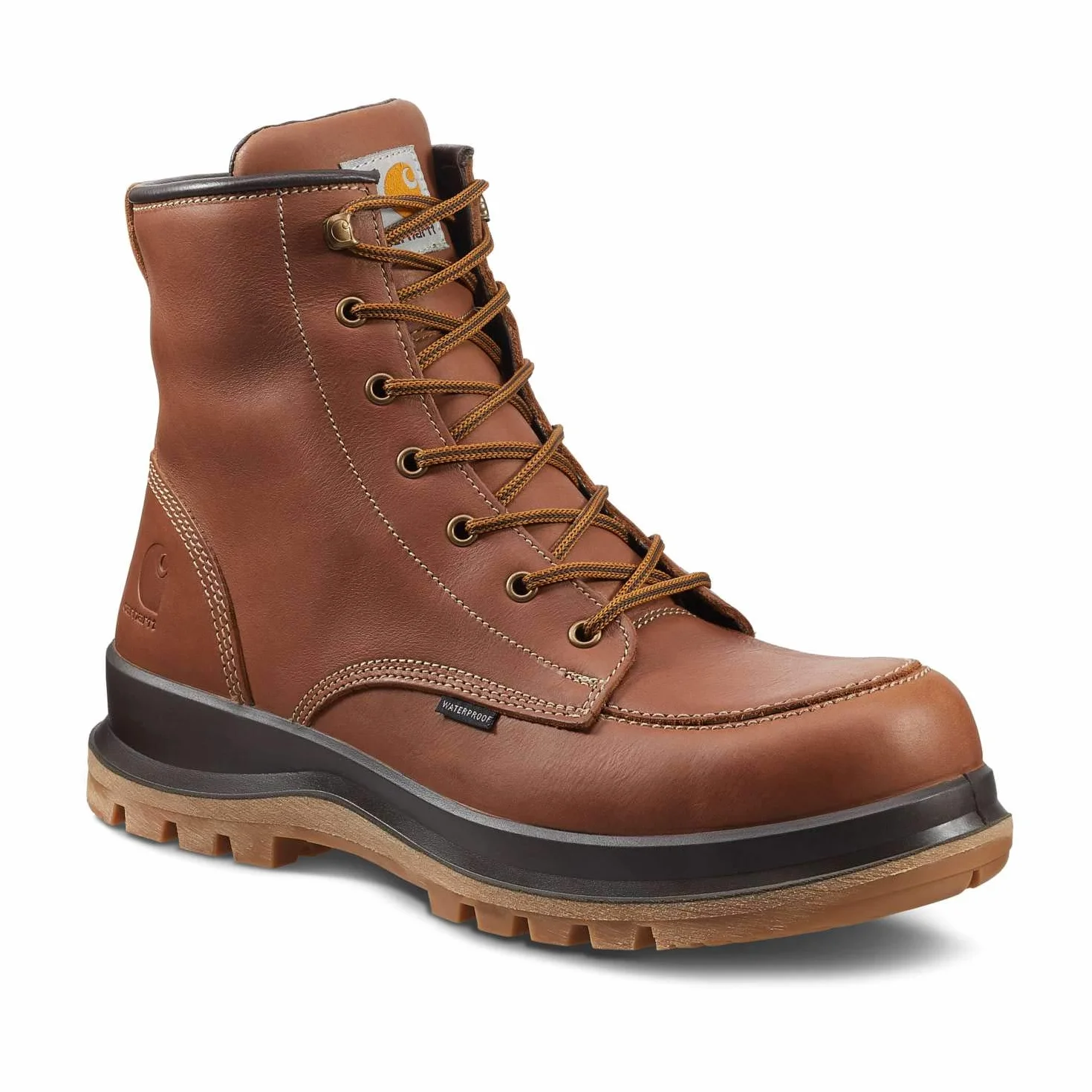 Carhartt Hamilton - Bota de seguridad S3, impermeable, tecnología Rugged Flex Para Hombre, Marrón claro, 48
