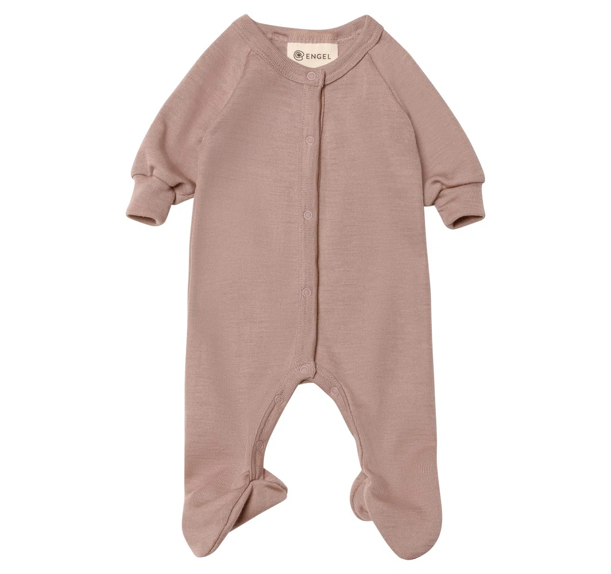 Engel Naturaleza | Pijama prematuro con pies | 70% lana (kbT), 30% seda | Mono prematuro
