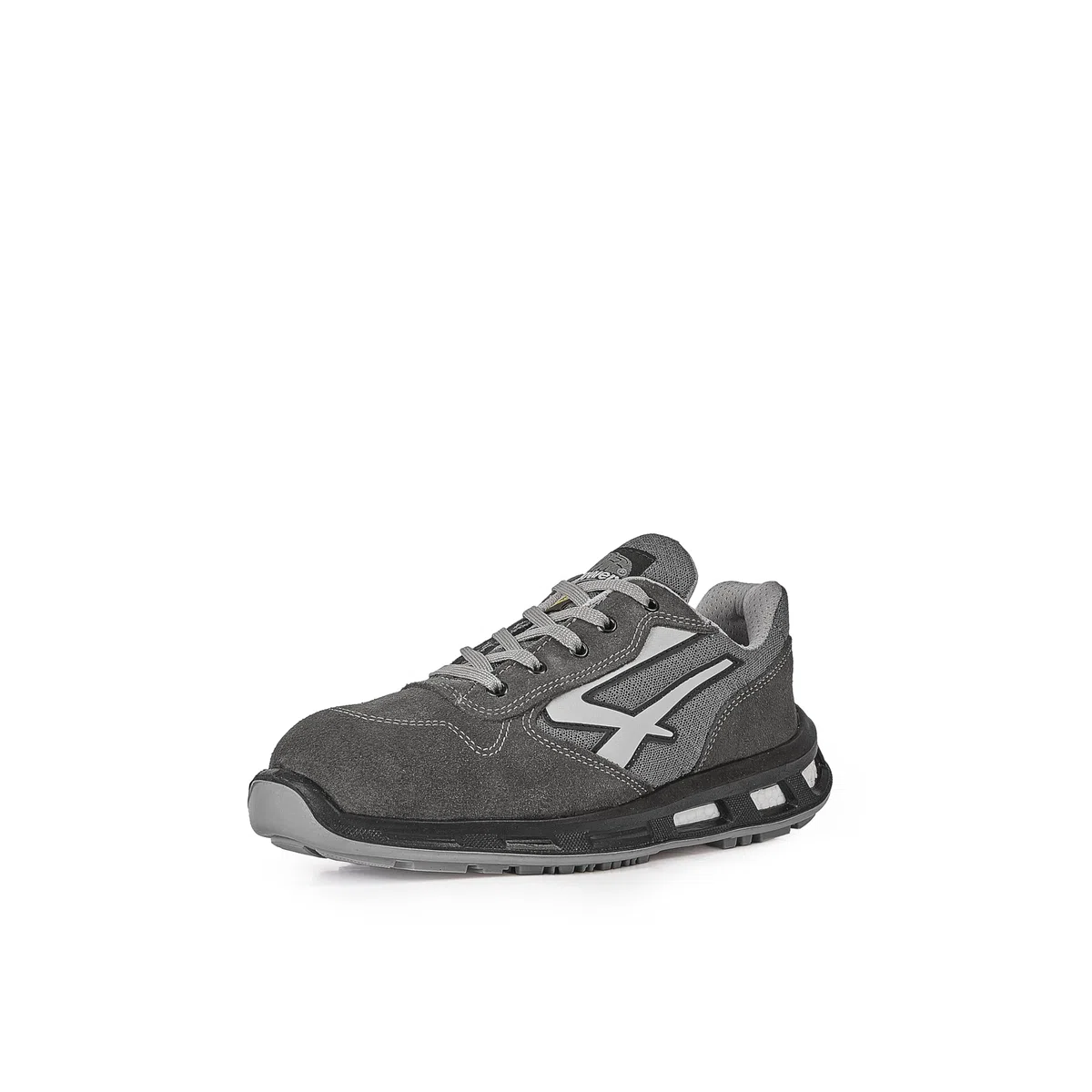 U-Power Red Lion Push, zapatos de seguridad unisex, ligeros, flexibles, de cuero antipinchazos, con inserto Infinergy, con puntera de aluminio - Grey 40