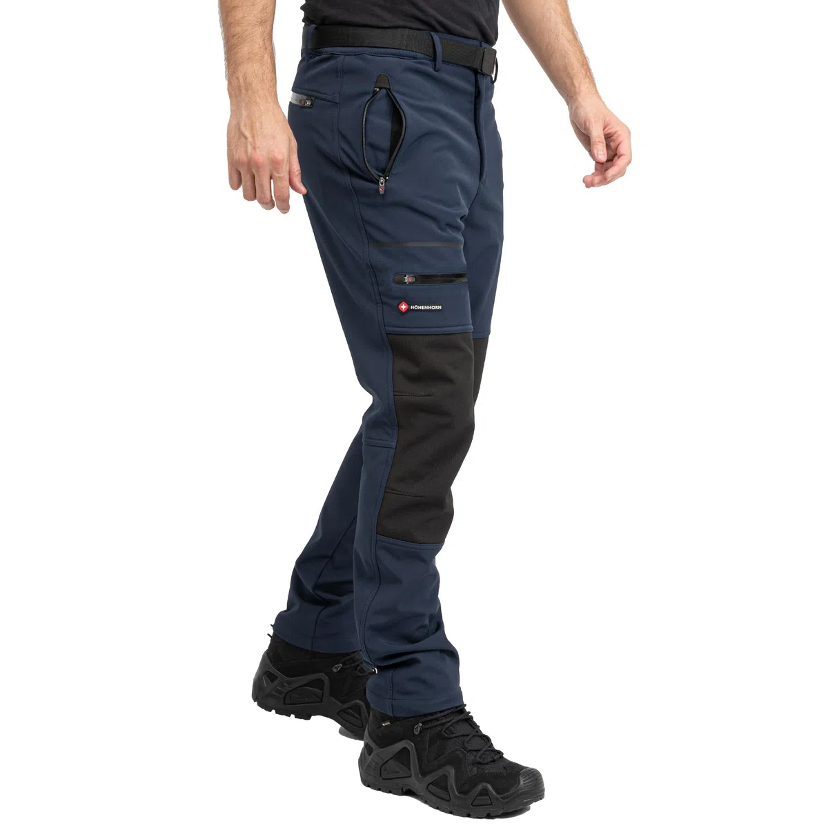 Höhenhorn Trekmaster - Pantalones de senderismo para hombre (softshell), forrados