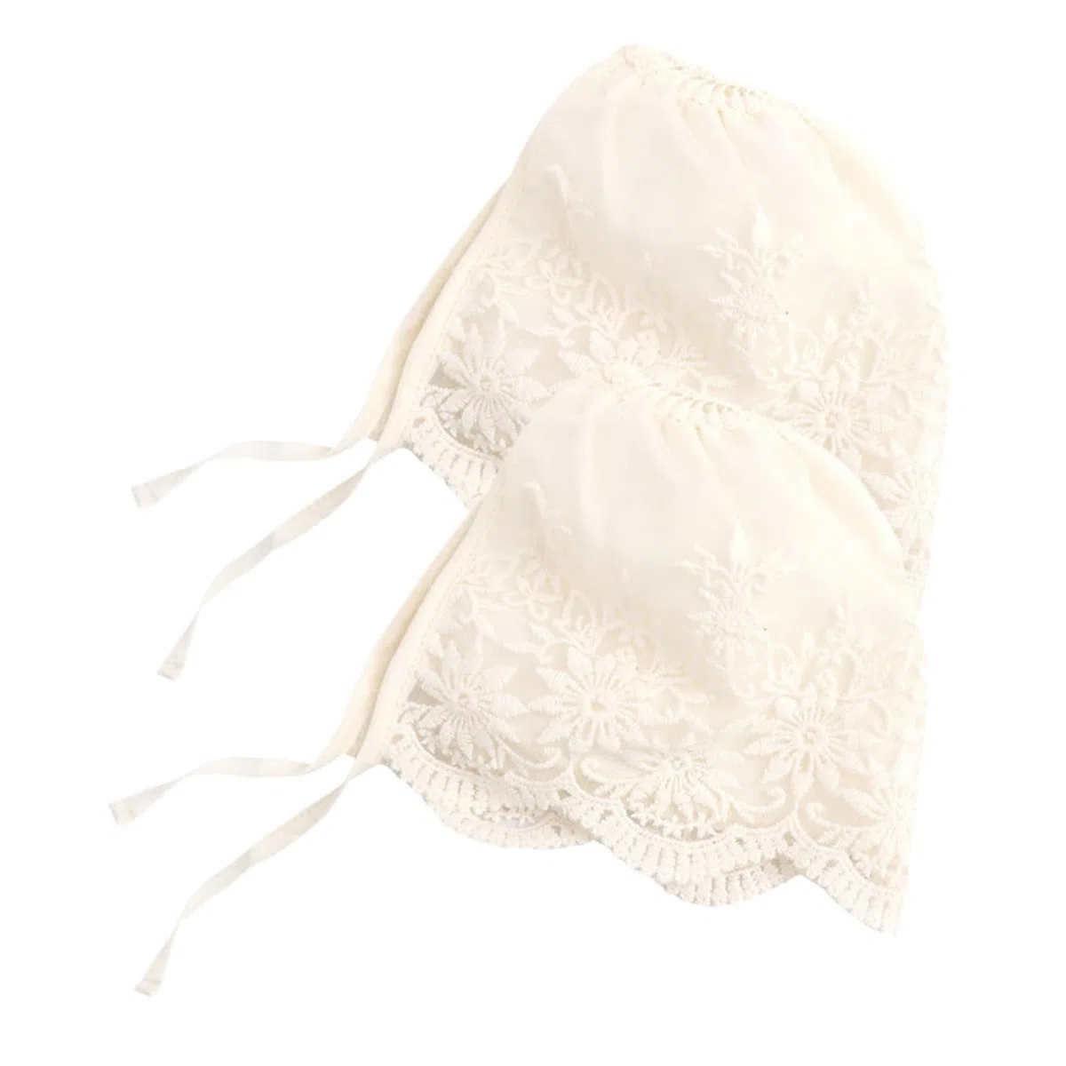 5 Series Sombrero De Sol para Recién con Lazo De Encaje Gorro para Bebés Protección UV para Ceremonias Y Uso Diario 2 Piezas X 5
