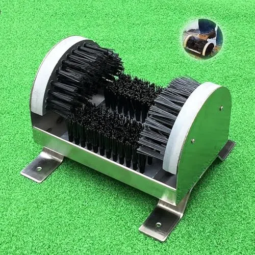 Cepillo de limpieza de zapatos, cerdas rígidas para eliminar eficazmente el polvo y la nieve, ideal para superficies al aire libre, jardines